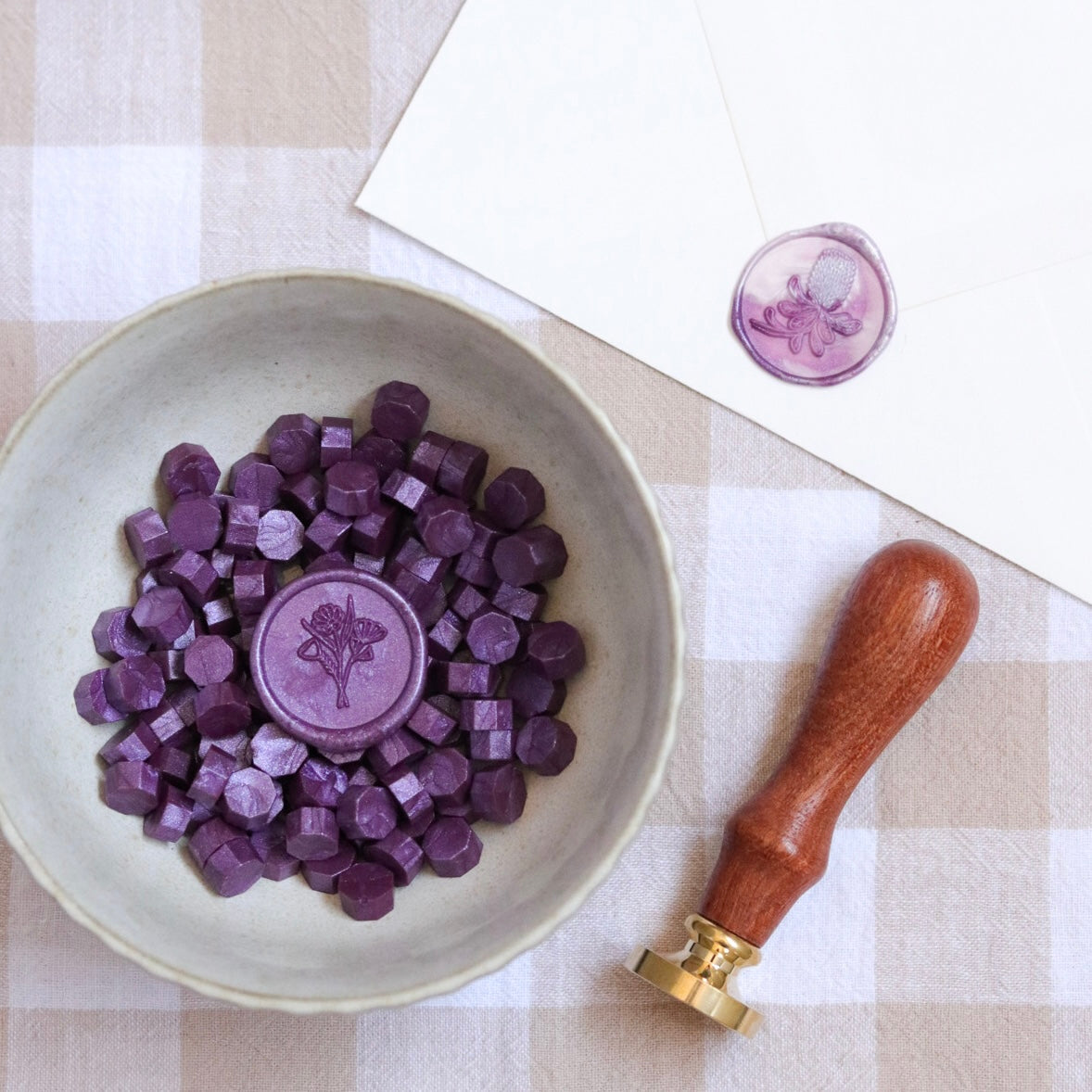 Wax Seal Beads - Nora