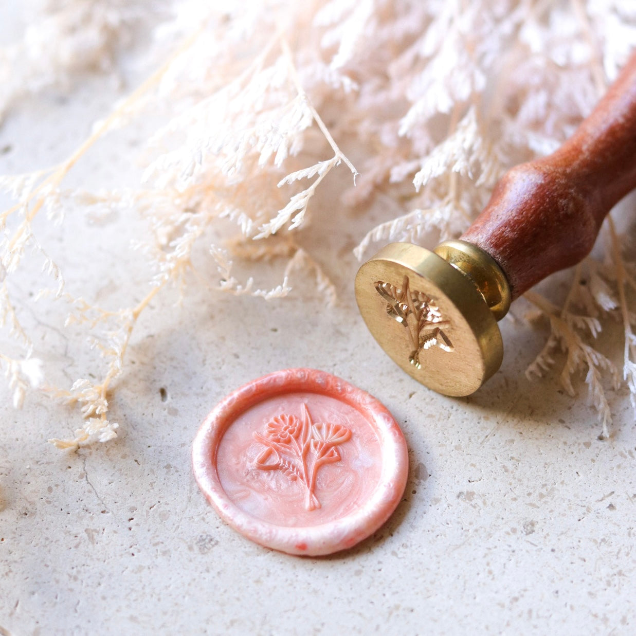 Wax Seal Stamp - Bouquet