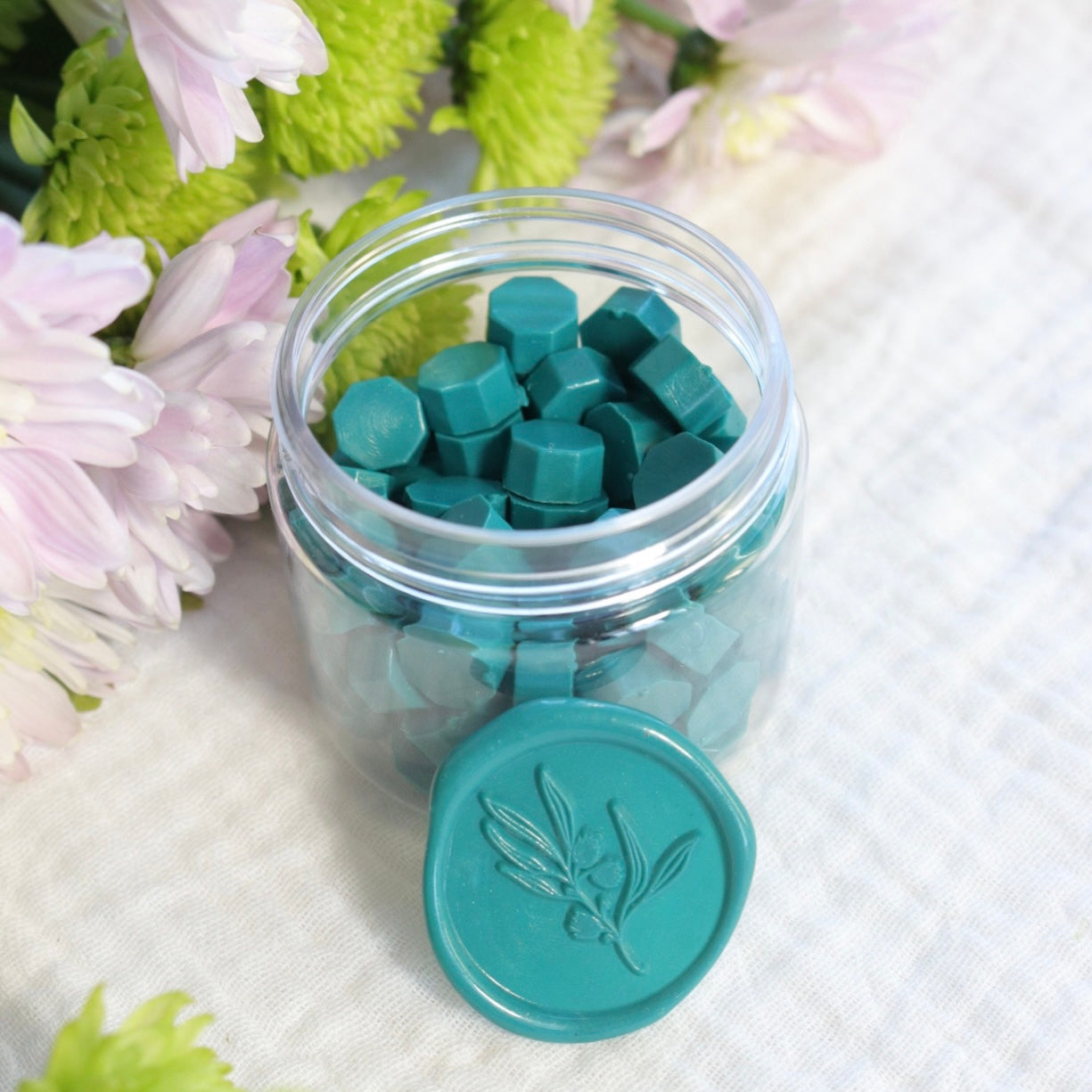 Wax Seal Beads - Peacock
