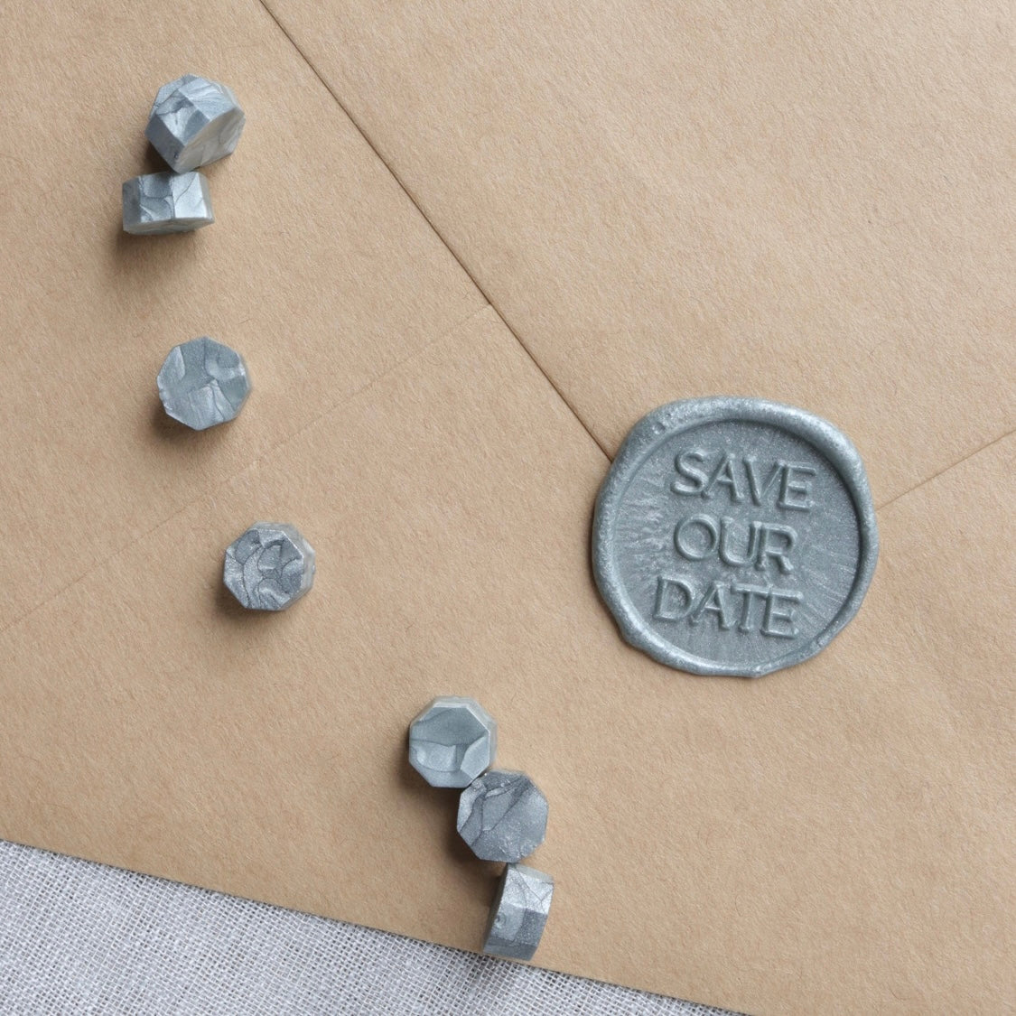 Wax Seal Beads - Ash