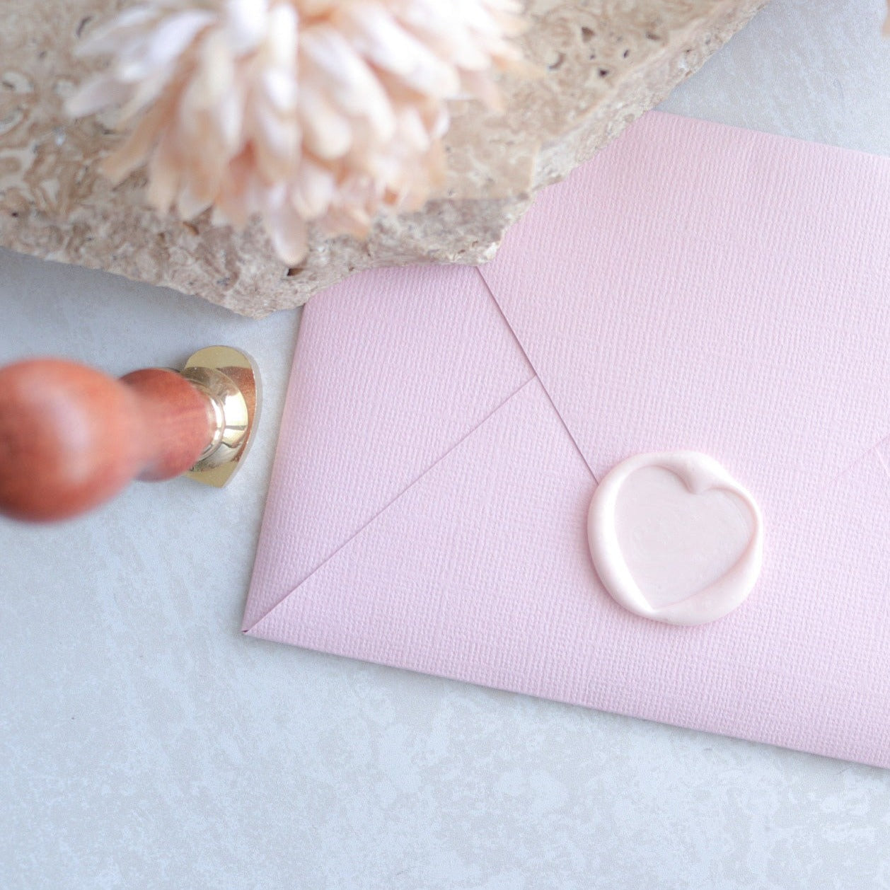 Wax Seal Stamp - Blank Heart