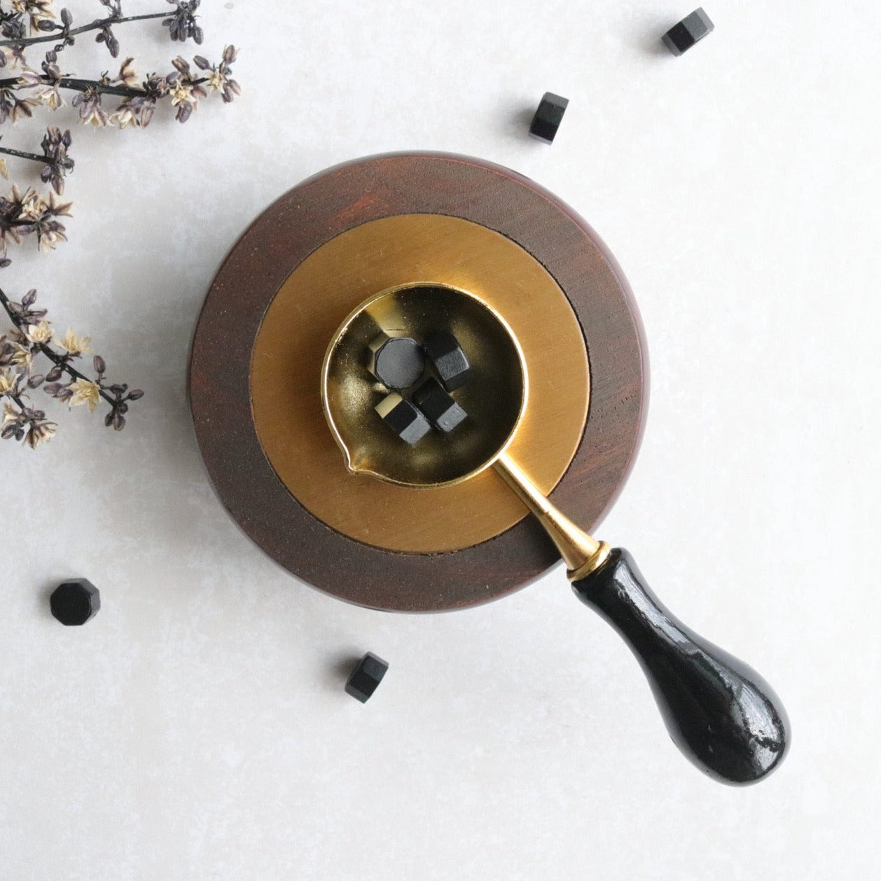 Melting Spoon - Black Handle