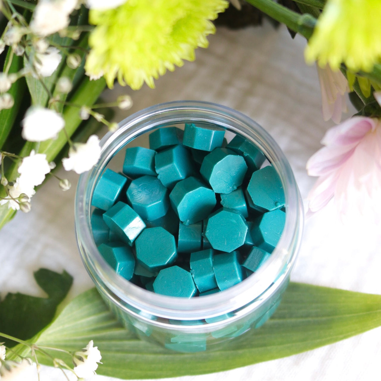 Wax Seal Beads - Peacock