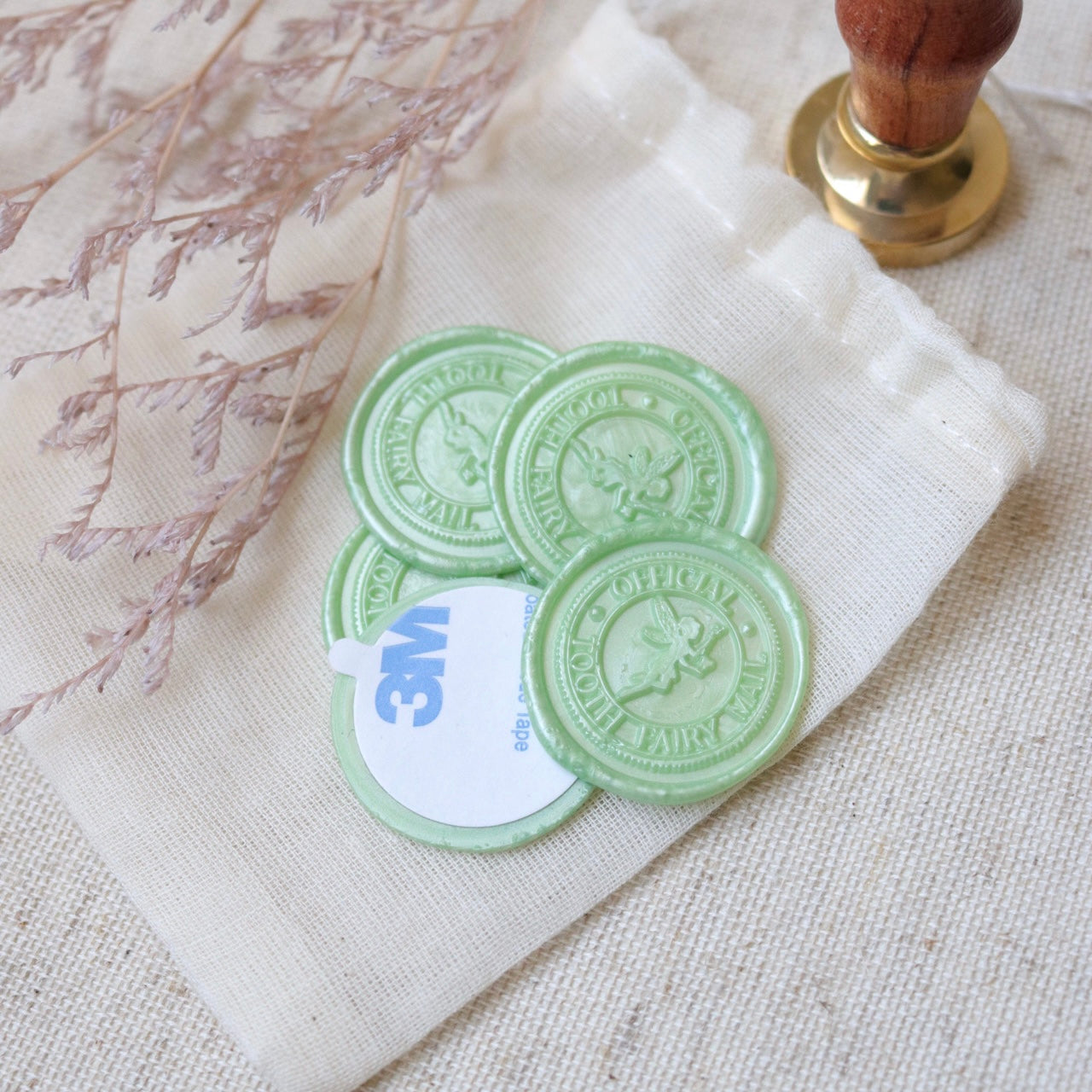 Tooth Fairy Official Mail Pre-Made Wax Seals 5pk