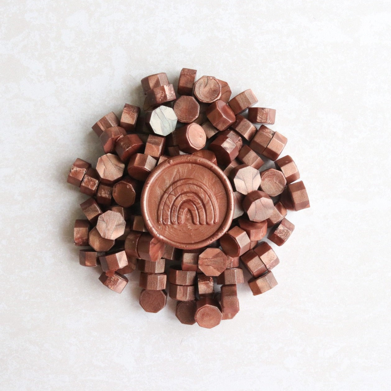 Wax Seal Beads - Oak