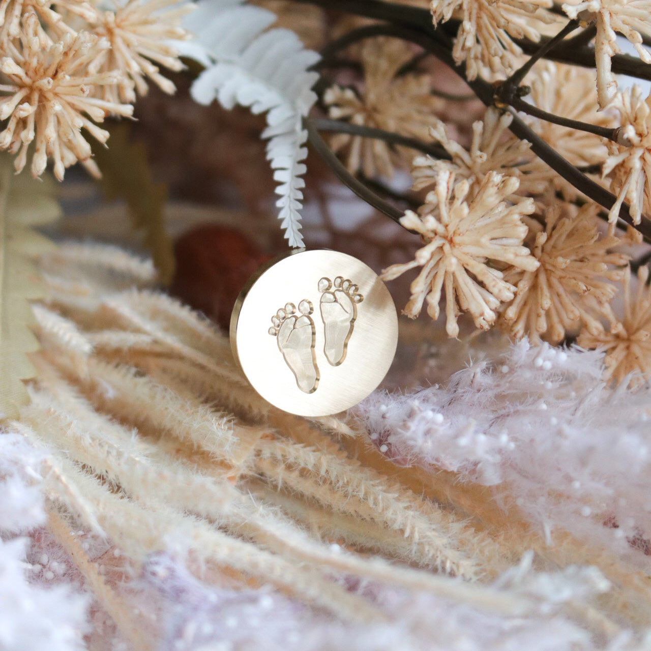 Wax Seal Stamp - Baby Footprints