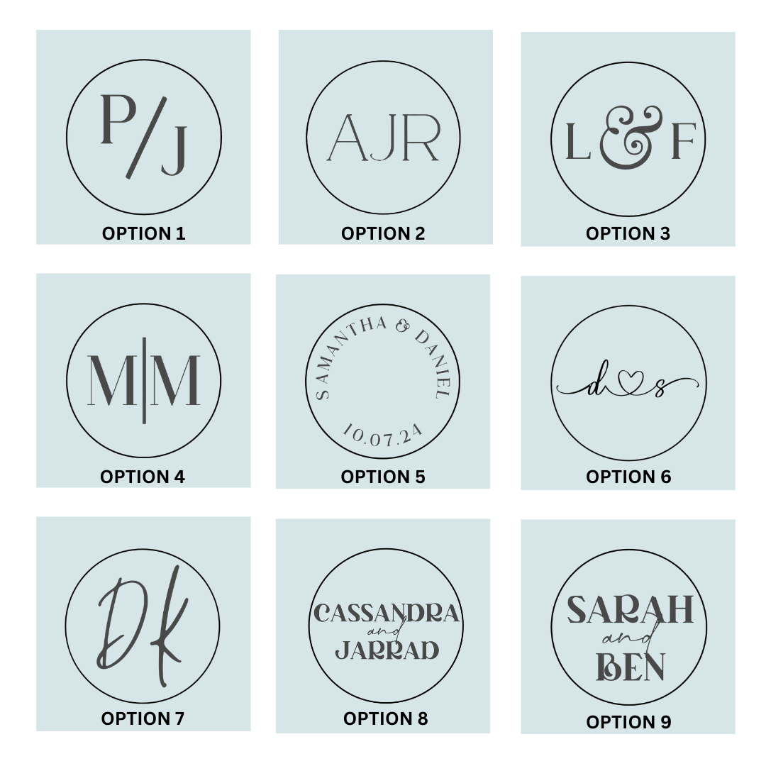 Wax Seal Stamp - Custom Initials
