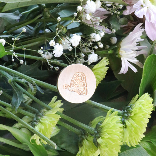 Wax Seal Stamp - Half Butterfly