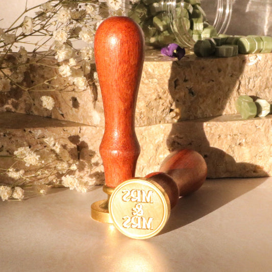 Wax Seal Stamp - Mrs & Mrs