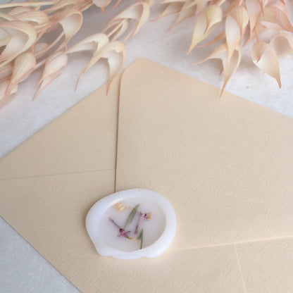 Wax Seal Beads - Ghost