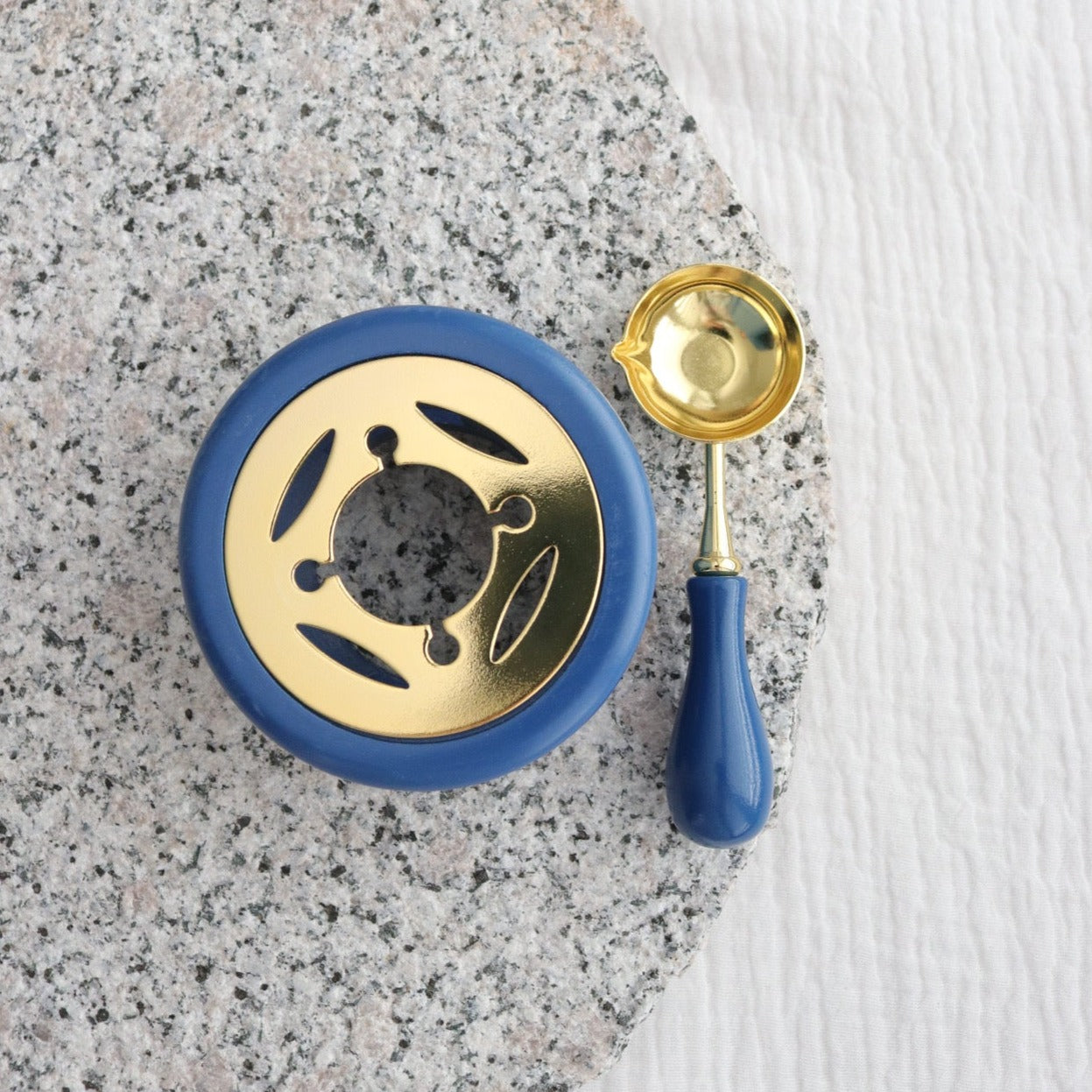 Melting Spoon - Cobalt Blue Handle