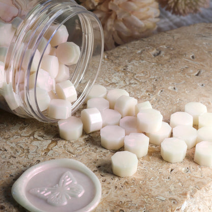 Wax Seal Beads - Morganite