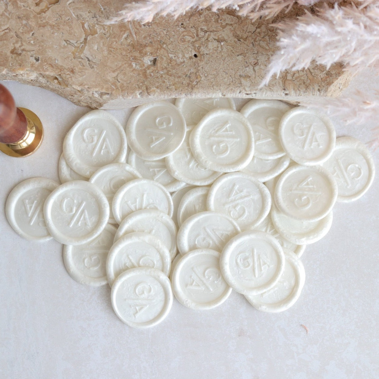 Wax Seal Stamp - Custom Initials