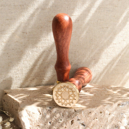 Wax Seal Stamp - Sunflower