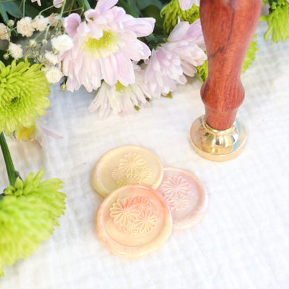 Wax Seal Stamp - Daisies
