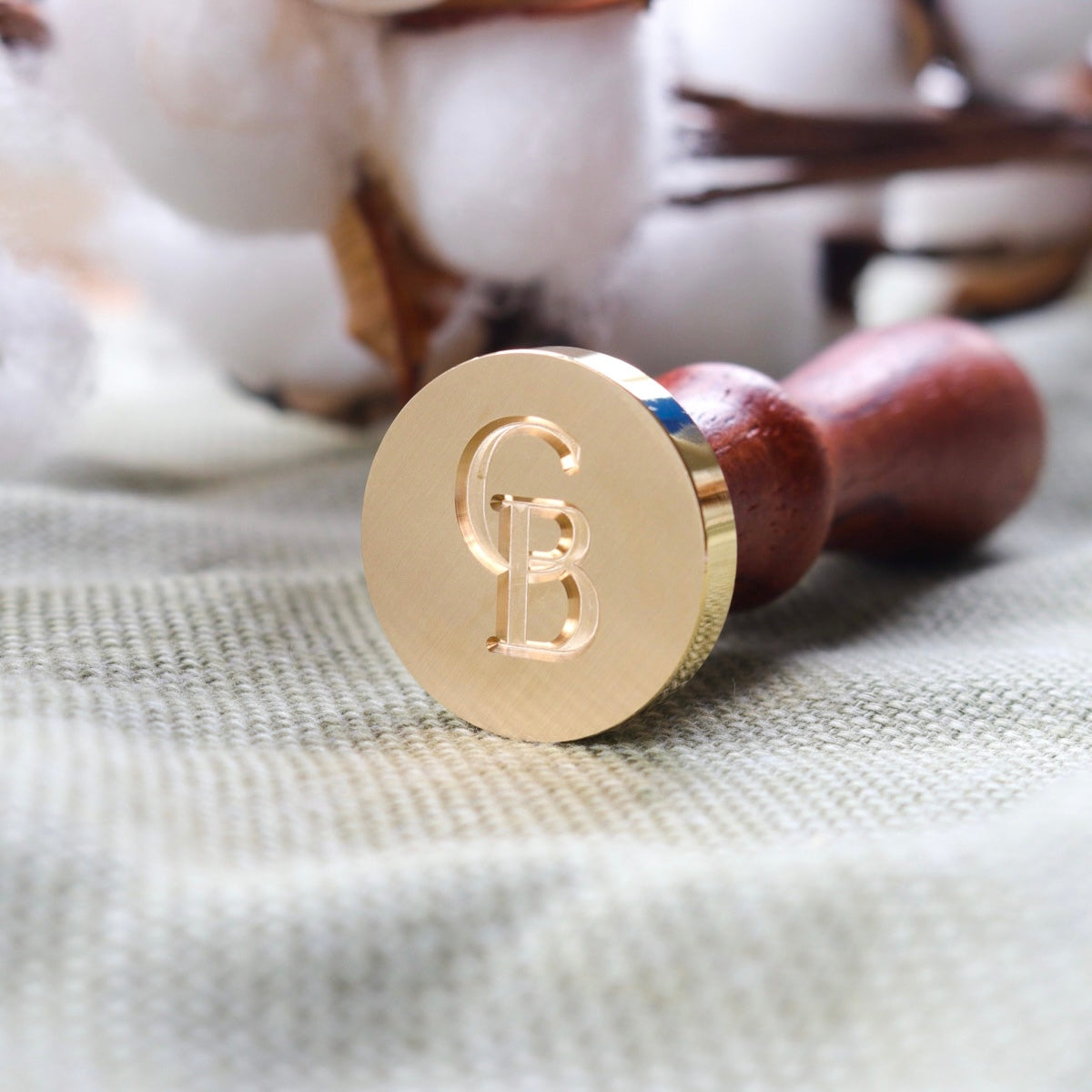 Wax Seal Stamp - Custom Monogram Initials