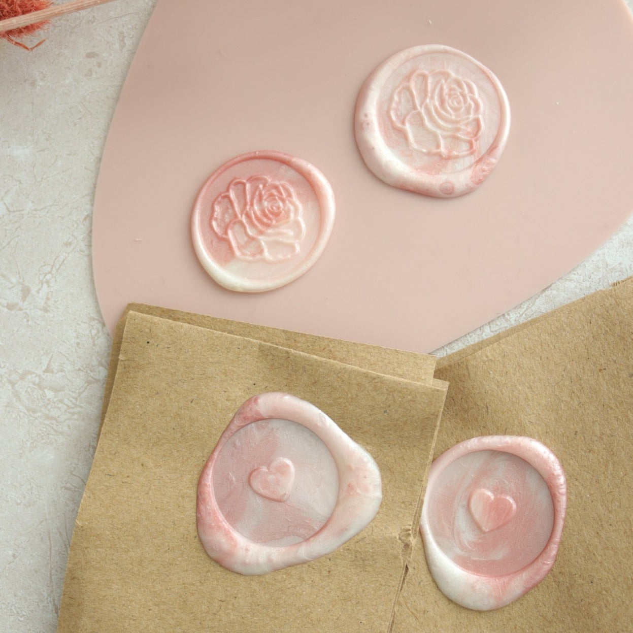 Wax Seal Stamp - Rose
