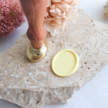 Wax Seal Stamp - Blank Oval
