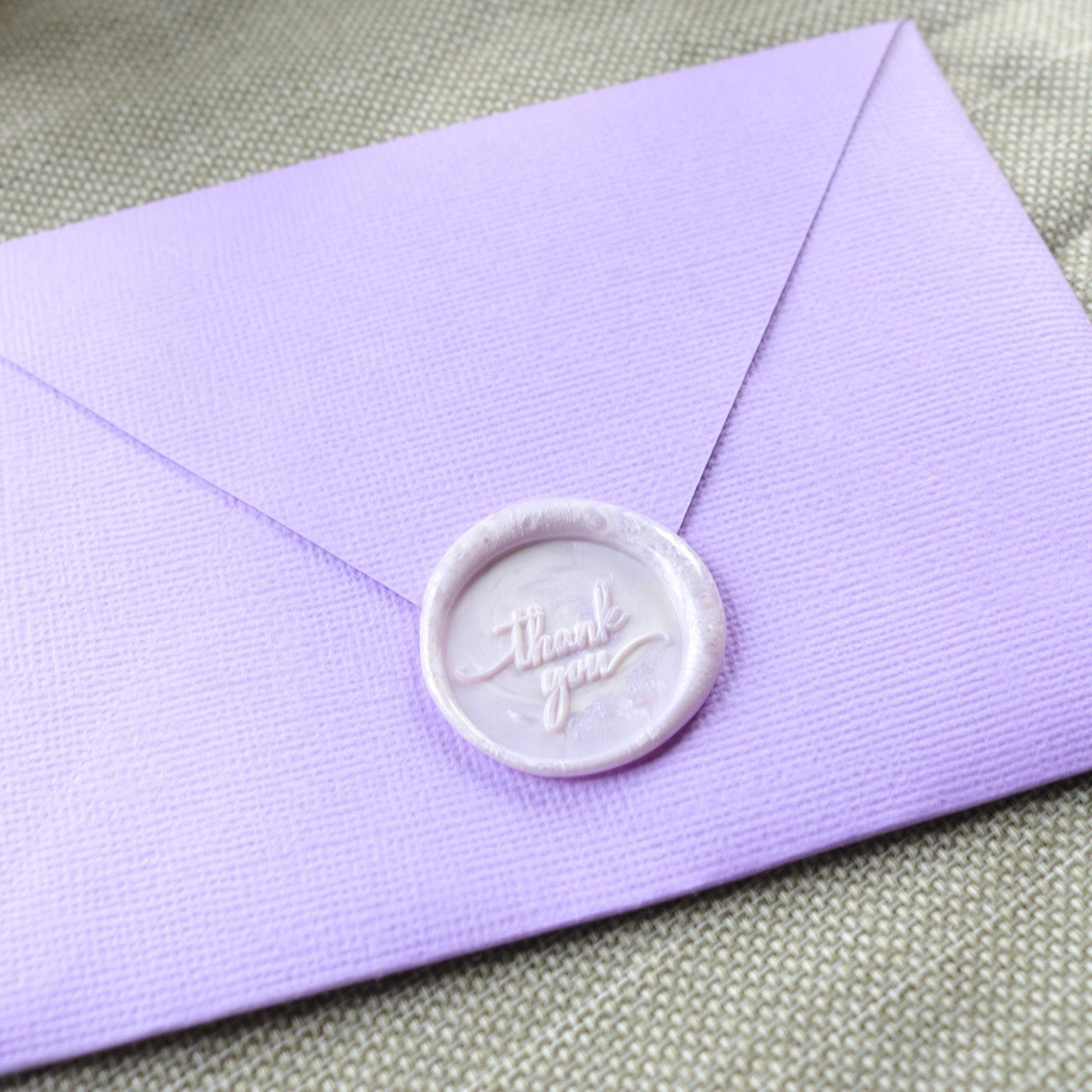 Wax Seal Stamp - Thank You Script
