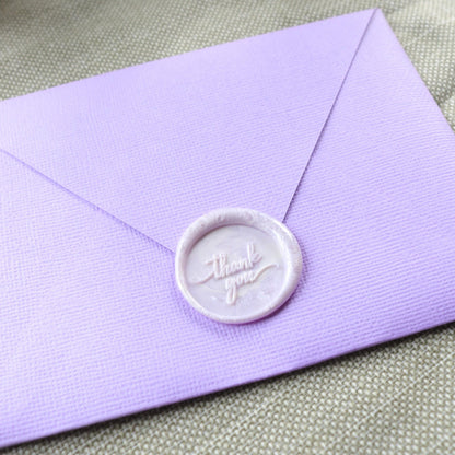 Wax Seal Stamp - Thank You Script