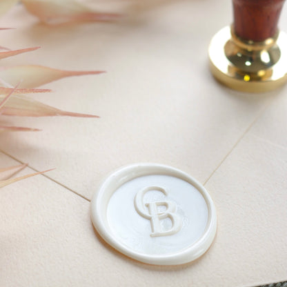 Wax Seal Stamp - Custom Monogram Initials