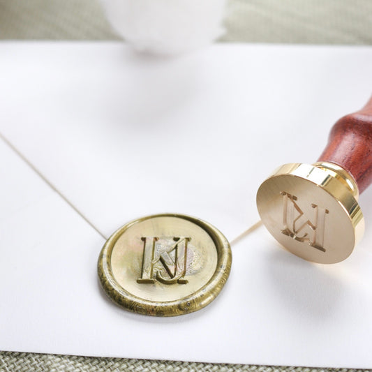 Wax Seal Stamp - Custom Monogram Initials