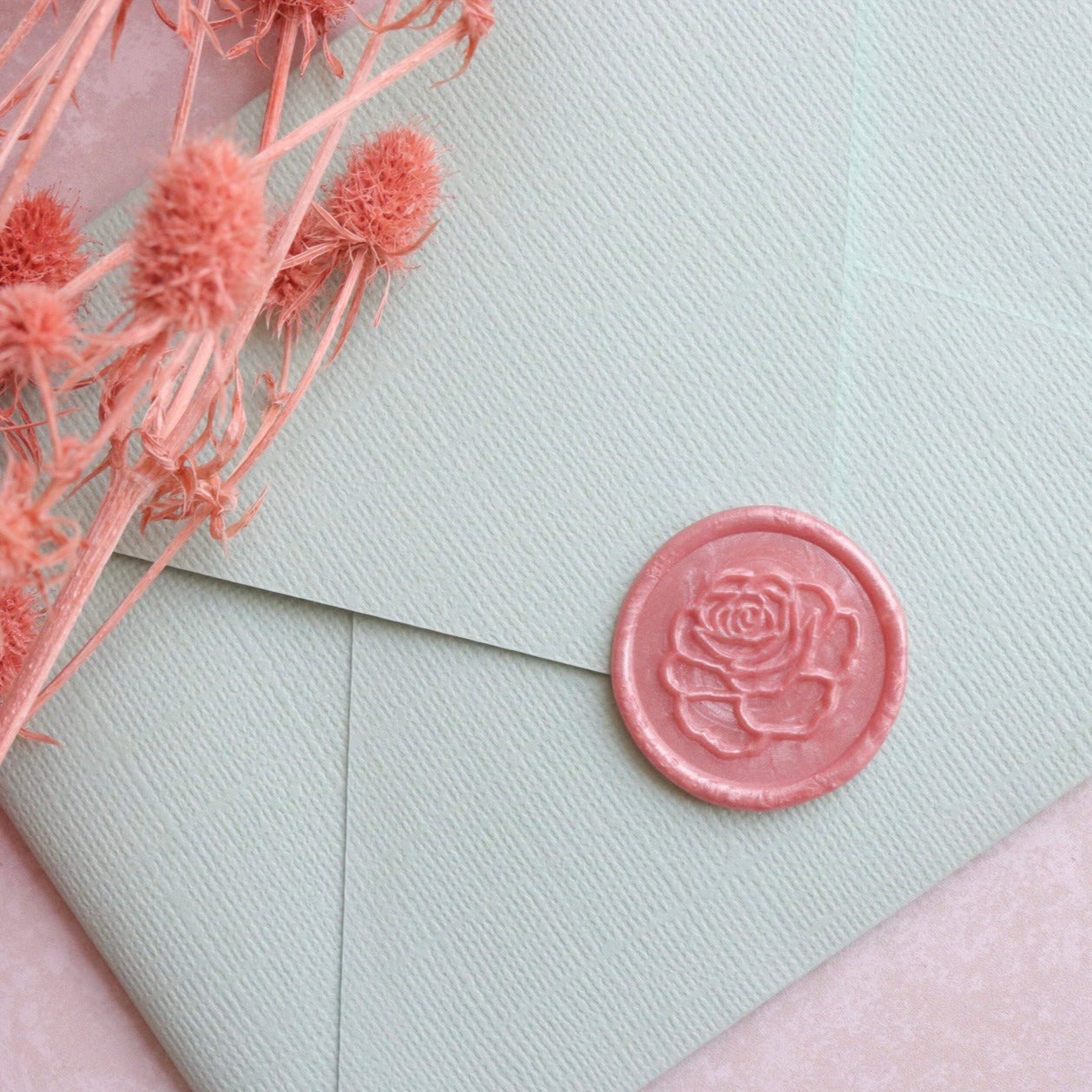 Wax Seal Stamp - Rose