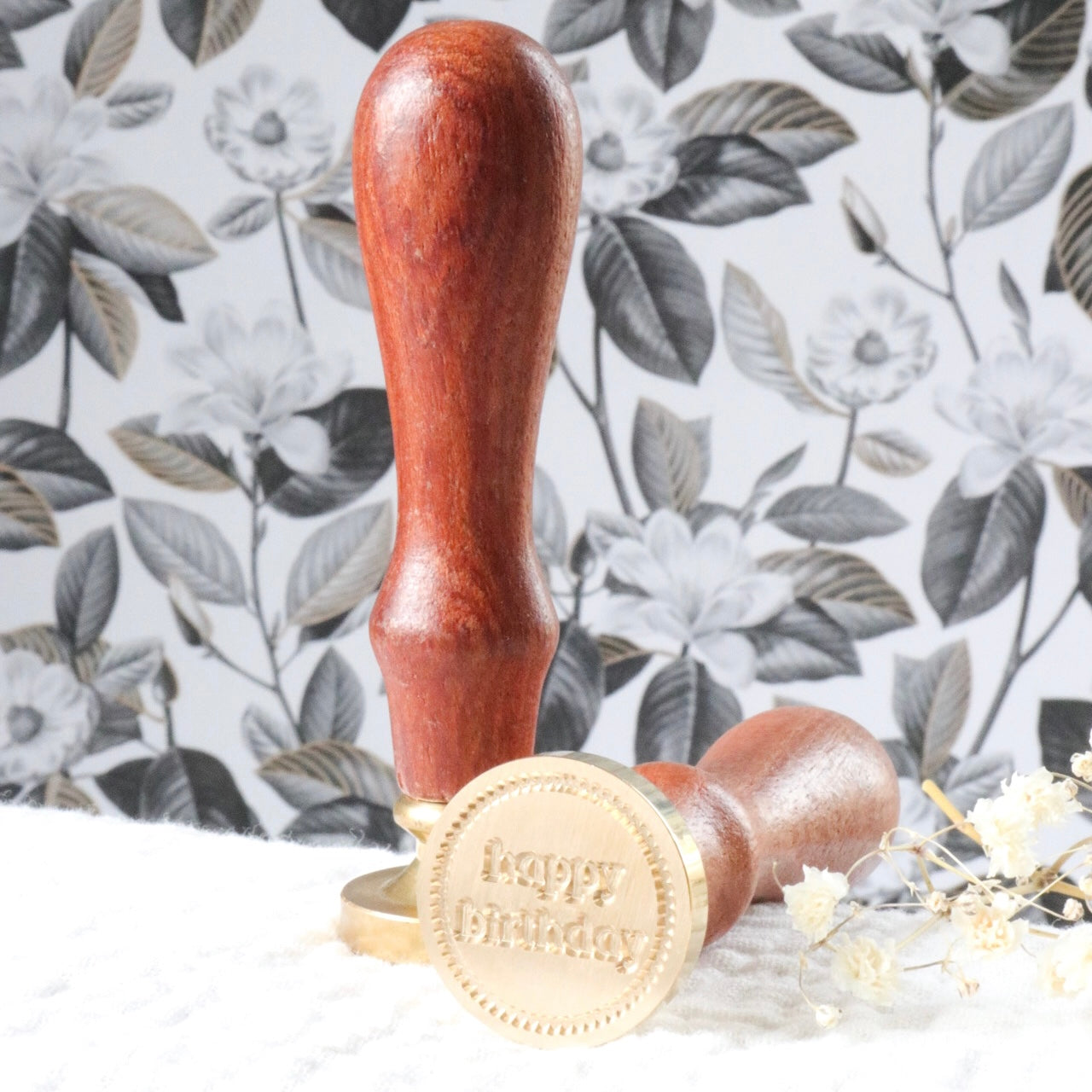 Wax Seal Stamp - Happy Birthday Serif