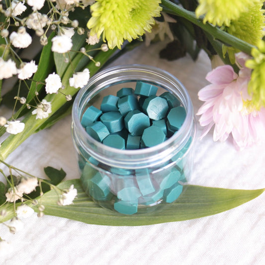 Wax Seal Beads - Peacock