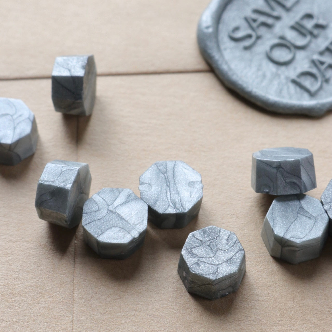 Wax Seal Beads - Ash