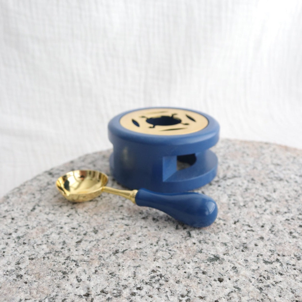 Melting Spoon - Cobalt Blue Handle