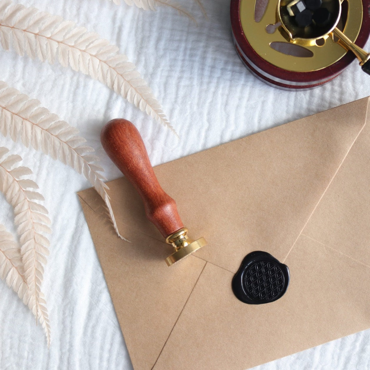 Wax Seal Beads - Raven