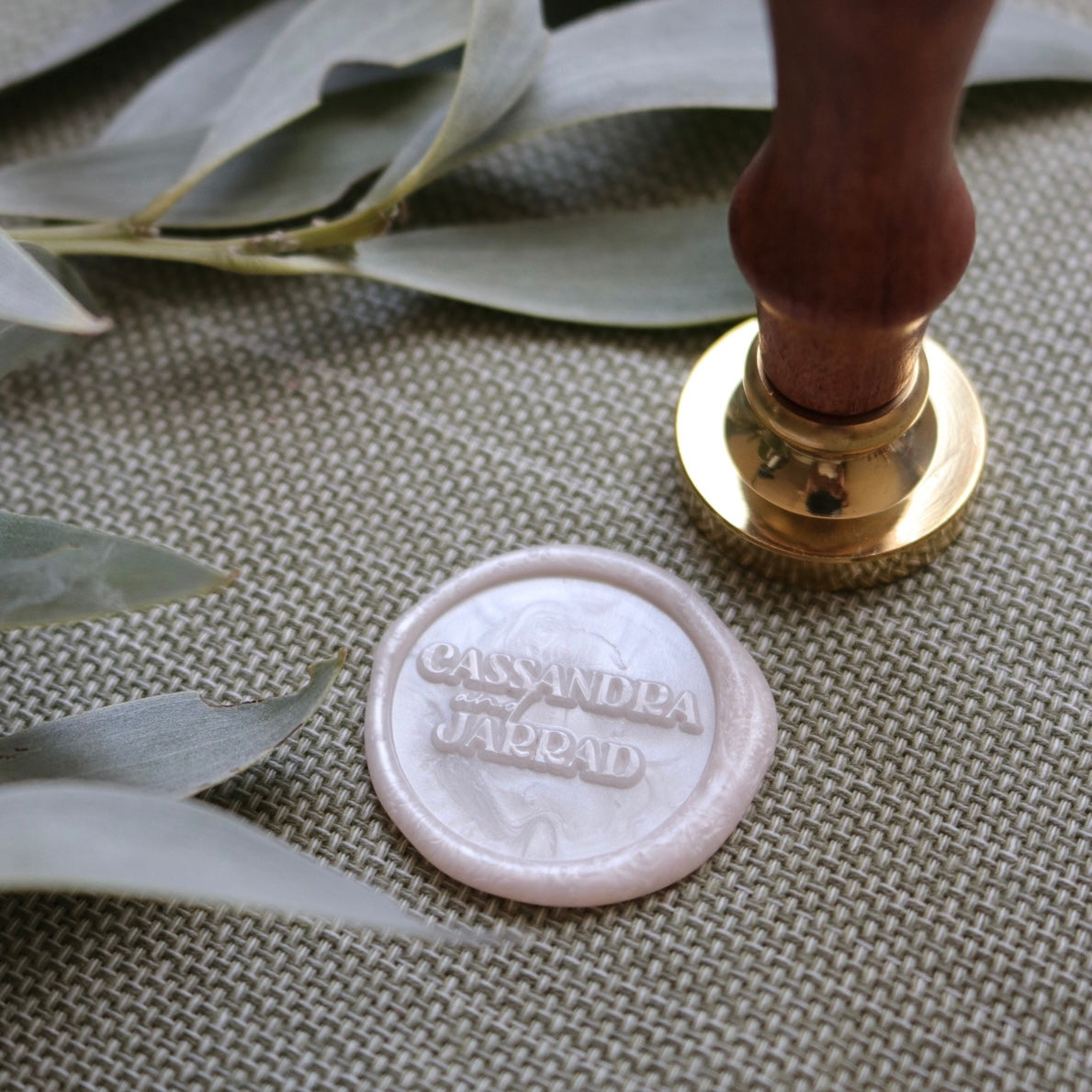 Wax Seal Stamp - Custom Initials