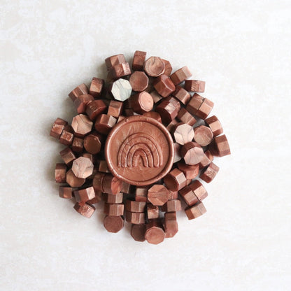 Wax Seal Beads - Oak